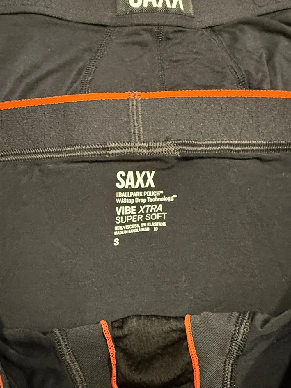 Saxx Vibe Xtra Super Soft Black Boxer Briefs - 6 Pack